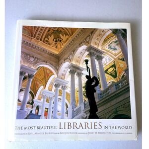 The Most Beautiful Libraries in the World Laubier Bosser Abrams Hardcover Book